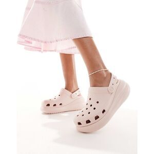 Crocs Unisex Quartz Classic Crush Chunky Platform Clog Mule Flat